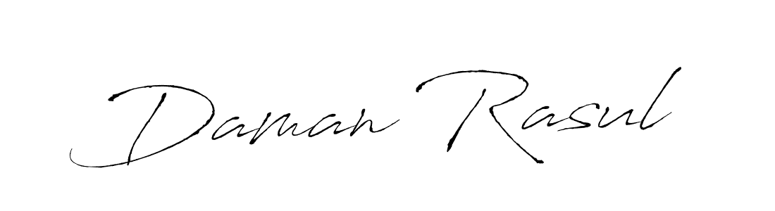 How to make Daman Rasul name signature. Use Antro_Vectra style for creating short signs online. This is the latest handwritten sign. Daman Rasul signature style 6 images and pictures png