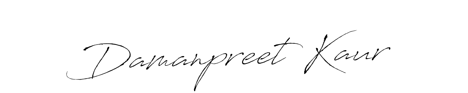 Also we have Damanpreet Kaur name is the best signature style. Create professional handwritten signature collection using Antro_Vectra autograph style. Damanpreet Kaur signature style 6 images and pictures png