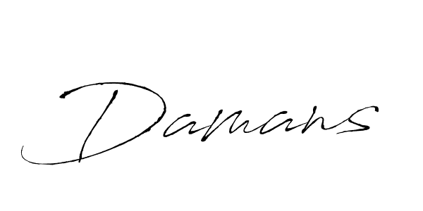 Make a beautiful signature design for name Damans. Use this online signature maker to create a handwritten signature for free. Damans signature style 6 images and pictures png