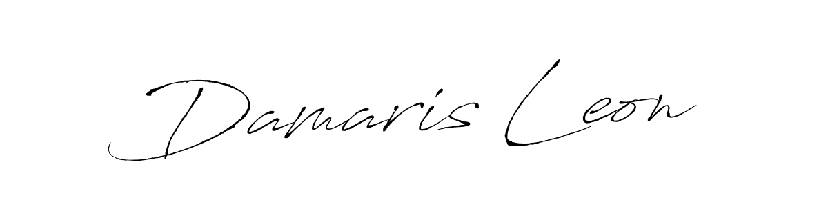 Also You can easily find your signature by using the search form. We will create Damaris Leon name handwritten signature images for you free of cost using Antro_Vectra sign style. Damaris Leon signature style 6 images and pictures png