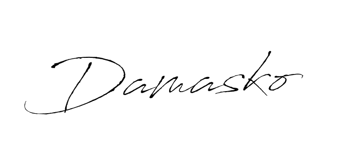 You should practise on your own different ways (Antro_Vectra) to write your name (Damasko) in signature. don't let someone else do it for you. Damasko signature style 6 images and pictures png