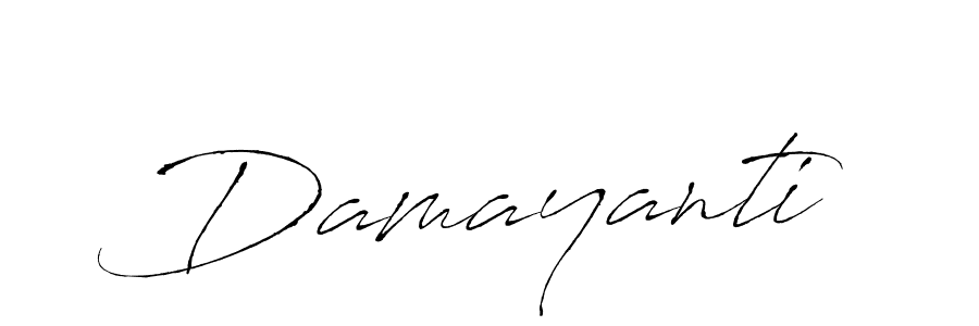 How to make Damayanti name signature. Use Antro_Vectra style for creating short signs online. This is the latest handwritten sign. Damayanti signature style 6 images and pictures png