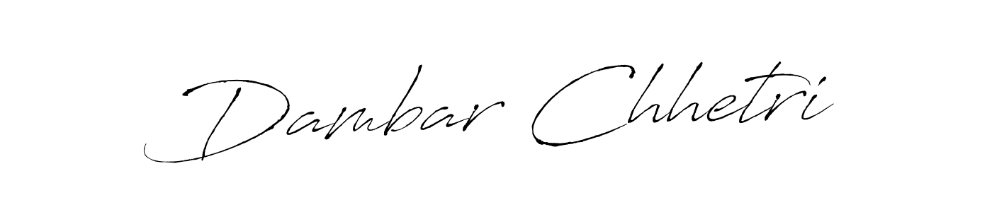 Use a signature maker to create a handwritten signature online. With this signature software, you can design (Antro_Vectra) your own signature for name Dambar Chhetri. Dambar Chhetri signature style 6 images and pictures png