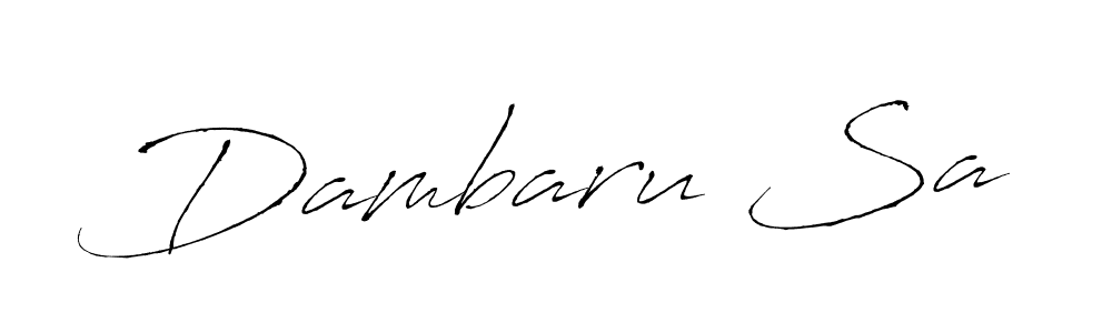 Similarly Antro_Vectra is the best handwritten signature design. Signature creator online .You can use it as an online autograph creator for name Dambaru Sa. Dambaru Sa signature style 6 images and pictures png
