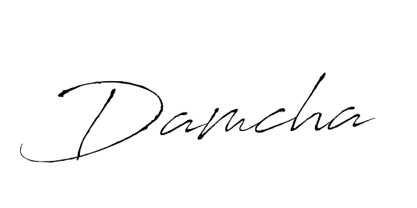 Similarly Antro_Vectra is the best handwritten signature design. Signature creator online .You can use it as an online autograph creator for name Damcha. Damcha signature style 6 images and pictures png