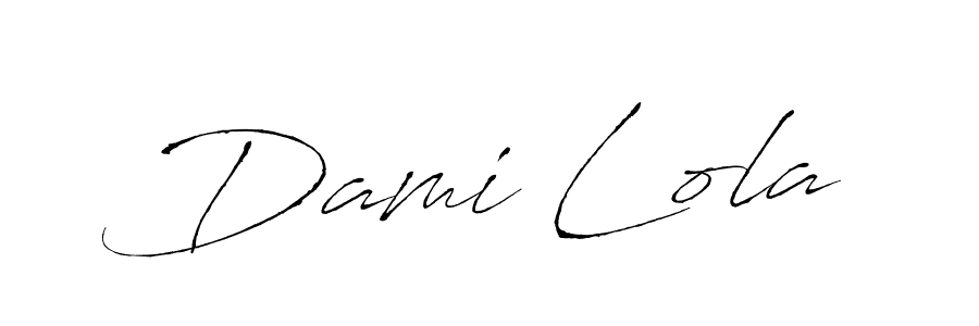 Similarly Antro_Vectra is the best handwritten signature design. Signature creator online .You can use it as an online autograph creator for name Dami Lola. Dami Lola signature style 6 images and pictures png