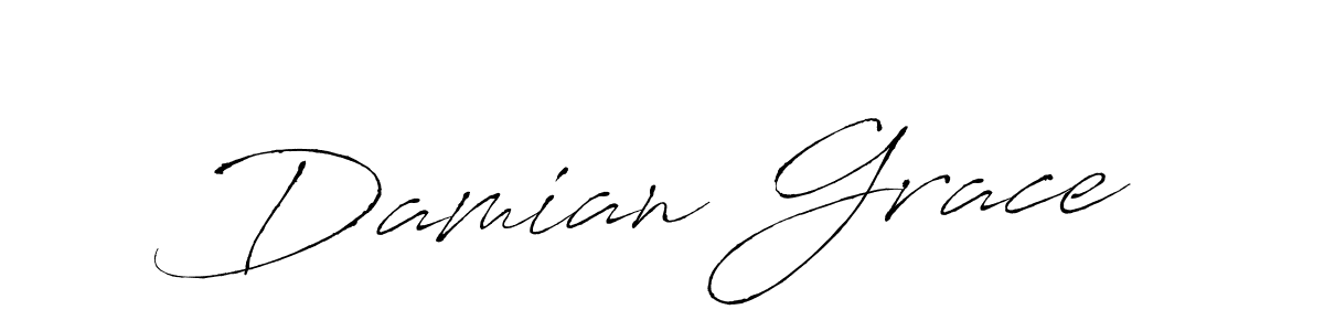 How to make Damian Grace signature? Antro_Vectra is a professional autograph style. Create handwritten signature for Damian Grace name. Damian Grace signature style 6 images and pictures png