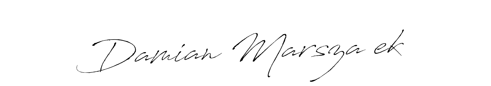 Also we have Damian Marszałek name is the best signature style. Create professional handwritten signature collection using Antro_Vectra autograph style. Damian Marszałek signature style 6 images and pictures png