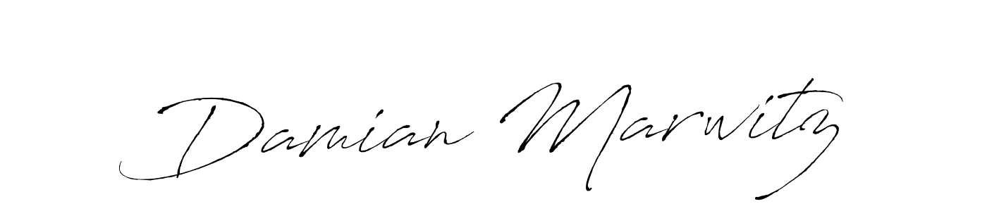 Create a beautiful signature design for name Damian Marwitz. With this signature (Antro_Vectra) fonts, you can make a handwritten signature for free. Damian Marwitz signature style 6 images and pictures png