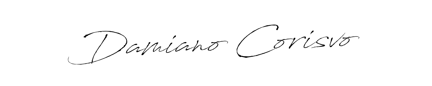 It looks lik you need a new signature style for name Damiano Corisvo. Design unique handwritten (Antro_Vectra) signature with our free signature maker in just a few clicks. Damiano Corisvo signature style 6 images and pictures png