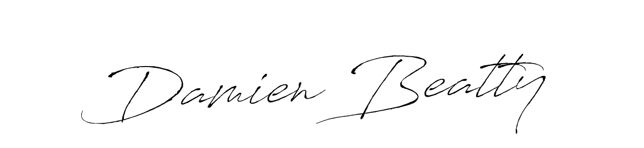Also we have Damien Beatty name is the best signature style. Create professional handwritten signature collection using Antro_Vectra autograph style. Damien Beatty signature style 6 images and pictures png