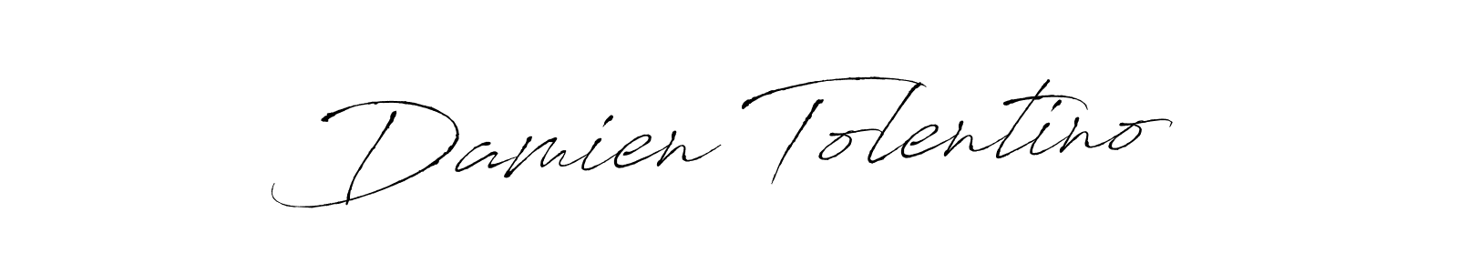 How to make Damien Tolentino name signature. Use Antro_Vectra style for creating short signs online. This is the latest handwritten sign. Damien Tolentino signature style 6 images and pictures png