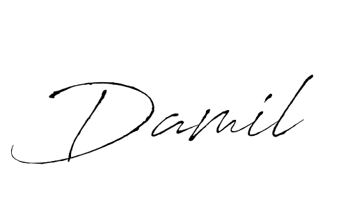 How to make Damil signature? Antro_Vectra is a professional autograph style. Create handwritten signature for Damil name. Damil signature style 6 images and pictures png