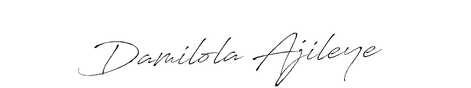 How to make Damilola Ajileye name signature. Use Antro_Vectra style for creating short signs online. This is the latest handwritten sign. Damilola Ajileye signature style 6 images and pictures png