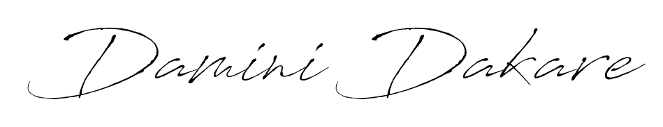 Once you've used our free online signature maker to create your best signature Antro_Vectra style, it's time to enjoy signing your documents with Damini Dakare name. Damini Dakare signature style 6 images and pictures png