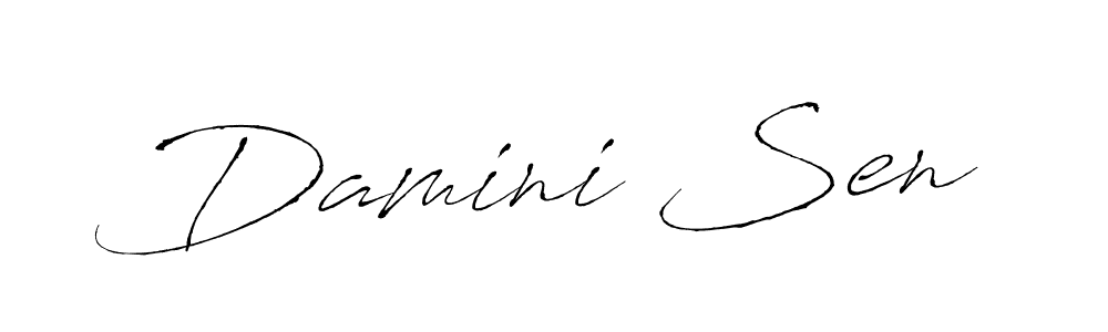 Once you've used our free online signature maker to create your best signature Antro_Vectra style, it's time to enjoy all of the benefits that Damini Sen name signing documents. Damini Sen signature style 6 images and pictures png