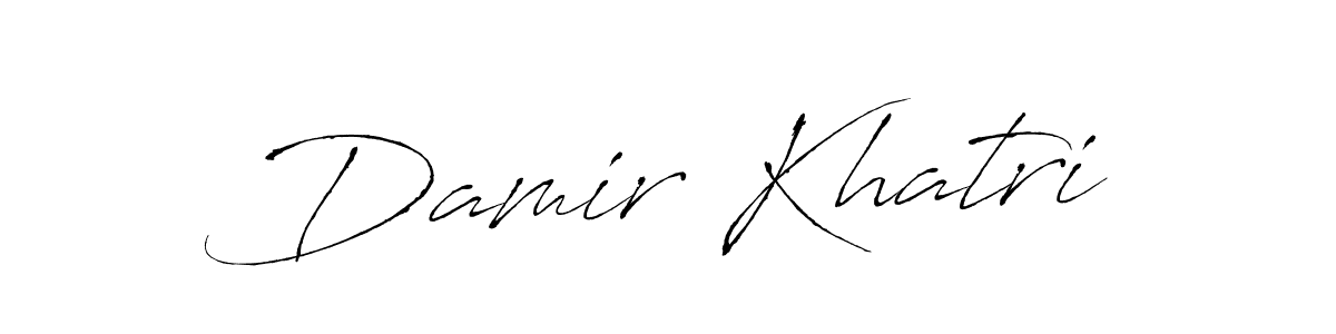 Once you've used our free online signature maker to create your best signature Antro_Vectra style, it's time to enjoy all of the benefits that Damir Khatri name signing documents. Damir Khatri signature style 6 images and pictures png