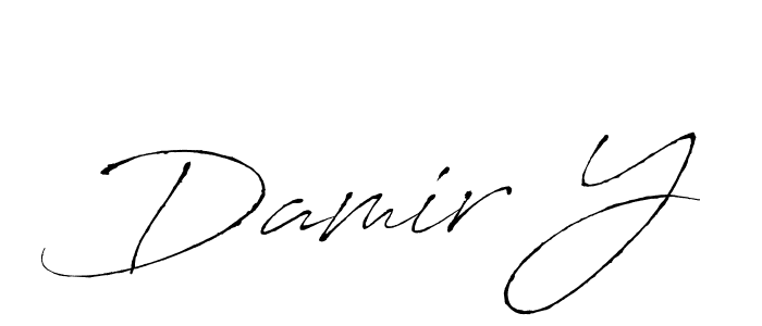 Use a signature maker to create a handwritten signature online. With this signature software, you can design (Antro_Vectra) your own signature for name Damir Y. Damir Y signature style 6 images and pictures png