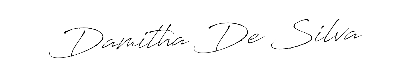 Make a short Damitha De Silva signature style. Manage your documents anywhere anytime using Antro_Vectra. Create and add eSignatures, submit forms, share and send files easily. Damitha De Silva signature style 6 images and pictures png