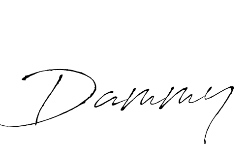 Design your own signature with our free online signature maker. With this signature software, you can create a handwritten (Antro_Vectra) signature for name Dammy. Dammy signature style 6 images and pictures png