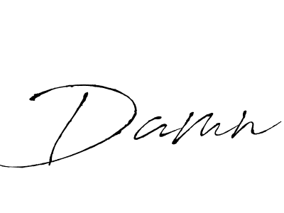 Make a beautiful signature design for name Damn. With this signature (Antro_Vectra) style, you can create a handwritten signature for free. Damn signature style 6 images and pictures png