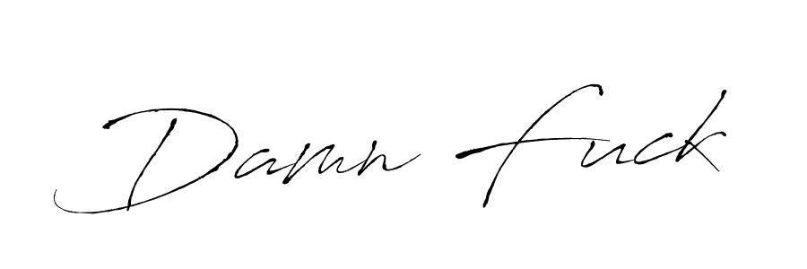 How to make Damn Fuck signature? Antro_Vectra is a professional autograph style. Create handwritten signature for Damn Fuck name. Damn Fuck signature style 6 images and pictures png