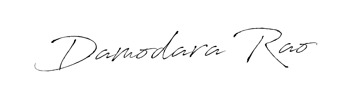 How to make Damodara Rao name signature. Use Antro_Vectra style for creating short signs online. This is the latest handwritten sign. Damodara Rao signature style 6 images and pictures png