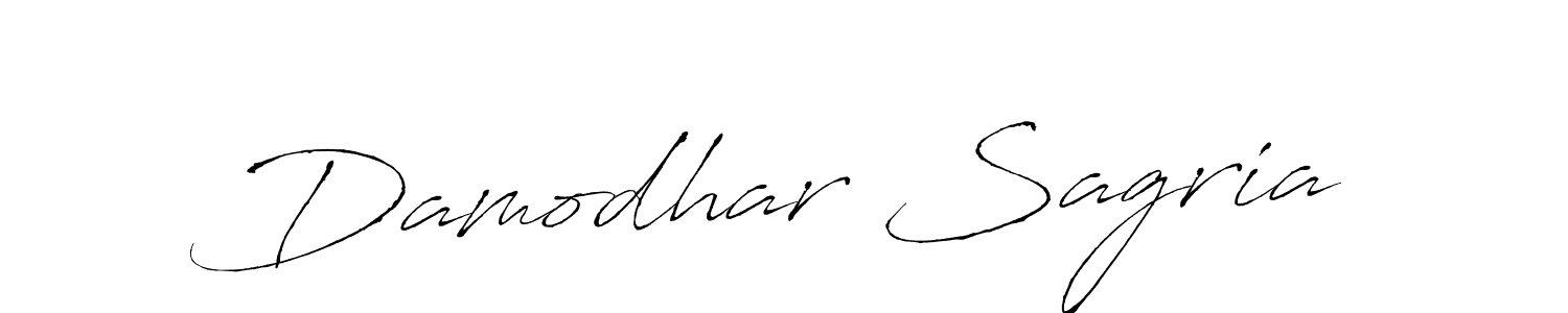 The best way (Antro_Vectra) to make a short signature is to pick only two or three words in your name. The name Damodhar Sagria include a total of six letters. For converting this name. Damodhar Sagria signature style 6 images and pictures png