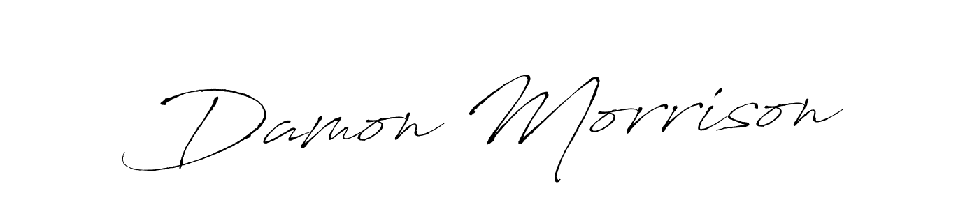 The best way (Antro_Vectra) to make a short signature is to pick only two or three words in your name. The name Damon Morrison include a total of six letters. For converting this name. Damon Morrison signature style 6 images and pictures png
