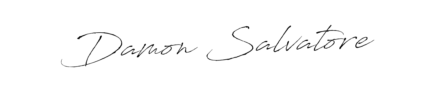 It looks lik you need a new signature style for name Damon Salvatore. Design unique handwritten (Antro_Vectra) signature with our free signature maker in just a few clicks. Damon Salvatore signature style 6 images and pictures png