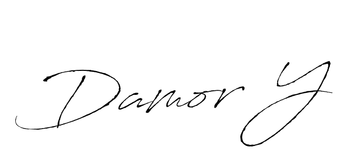 Use a signature maker to create a handwritten signature online. With this signature software, you can design (Antro_Vectra) your own signature for name Damor Y. Damor Y signature style 6 images and pictures png
