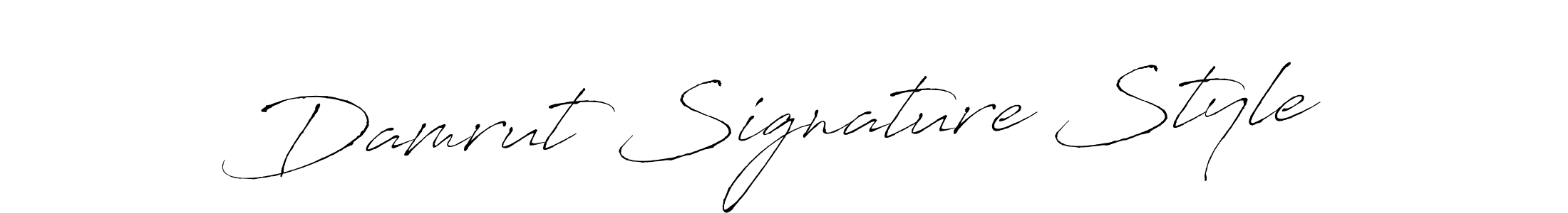 How to make Damrut Signature Style signature? Antro_Vectra is a professional autograph style. Create handwritten signature for Damrut Signature Style name. Damrut Signature Style signature style 6 images and pictures png