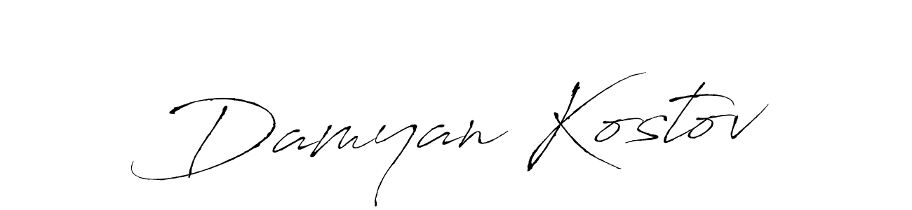 Best and Professional Signature Style for Damyan Kostov. Antro_Vectra Best Signature Style Collection. Damyan Kostov signature style 6 images and pictures png