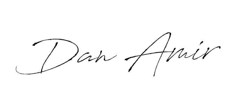 Make a beautiful signature design for name Dan Amir. With this signature (Antro_Vectra) style, you can create a handwritten signature for free. Dan Amir signature style 6 images and pictures png
