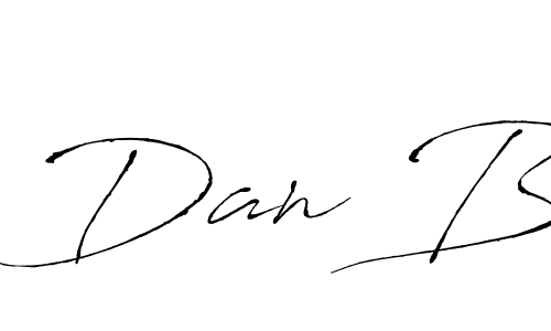 How to make Dan B name signature. Use Antro_Vectra style for creating short signs online. This is the latest handwritten sign. Dan B signature style 6 images and pictures png