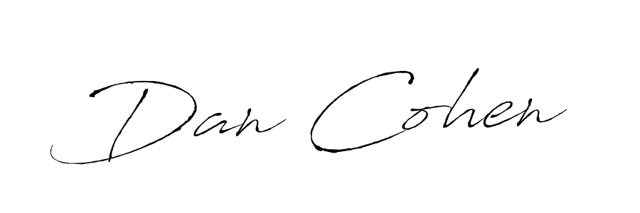 Use a signature maker to create a handwritten signature online. With this signature software, you can design (Antro_Vectra) your own signature for name Dan Cohen. Dan Cohen signature style 6 images and pictures png