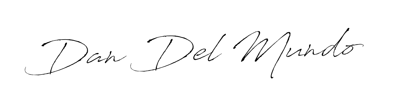 Also You can easily find your signature by using the search form. We will create Dan Del Mundo name handwritten signature images for you free of cost using Antro_Vectra sign style. Dan Del Mundo signature style 6 images and pictures png