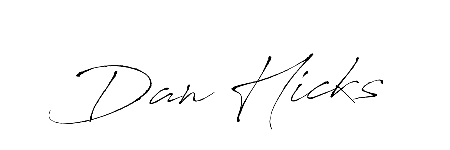 Design your own signature with our free online signature maker. With this signature software, you can create a handwritten (Antro_Vectra) signature for name Dan Hicks. Dan Hicks signature style 6 images and pictures png
