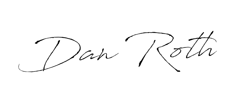 How to make Dan Roth signature? Antro_Vectra is a professional autograph style. Create handwritten signature for Dan Roth name. Dan Roth signature style 6 images and pictures png