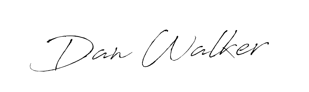 You should practise on your own different ways (Antro_Vectra) to write your name (Dan Walker) in signature. don't let someone else do it for you. Dan Walker signature style 6 images and pictures png