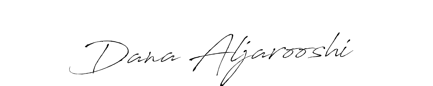 Use a signature maker to create a handwritten signature online. With this signature software, you can design (Antro_Vectra) your own signature for name Dana Aljarooshi. Dana Aljarooshi signature style 6 images and pictures png