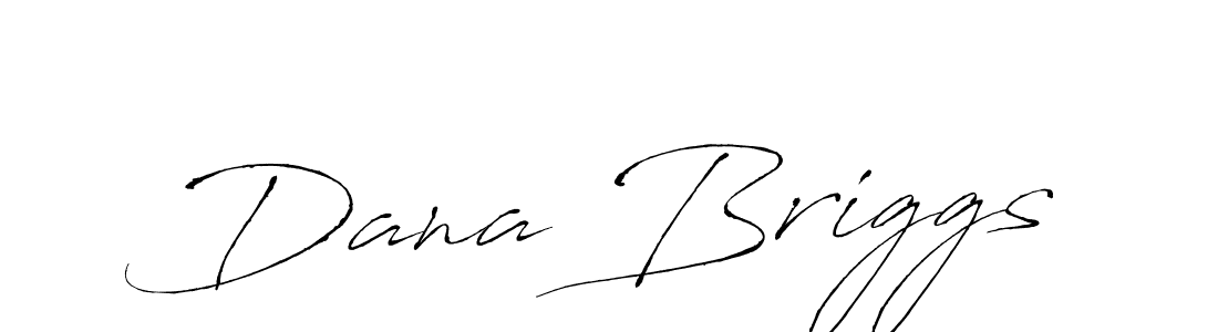 Use a signature maker to create a handwritten signature online. With this signature software, you can design (Antro_Vectra) your own signature for name Dana Briggs. Dana Briggs signature style 6 images and pictures png