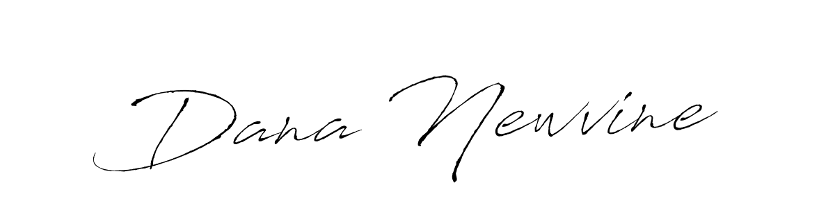 How to make Dana Newvine name signature. Use Antro_Vectra style for creating short signs online. This is the latest handwritten sign. Dana Newvine signature style 6 images and pictures png