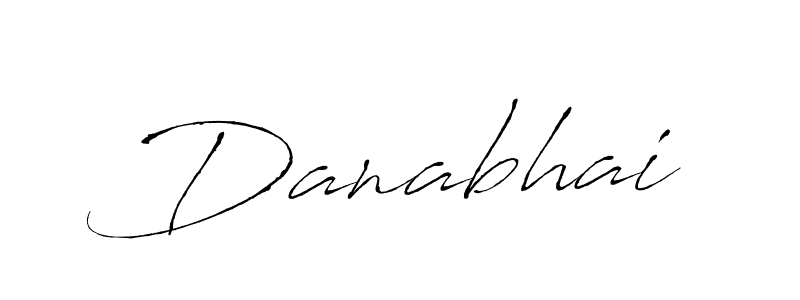 How to make Danabhai name signature. Use Antro_Vectra style for creating short signs online. This is the latest handwritten sign. Danabhai signature style 6 images and pictures png