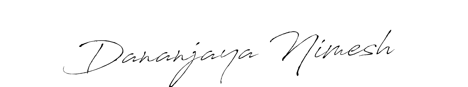 Also we have Dananjaya Nimesh name is the best signature style. Create professional handwritten signature collection using Antro_Vectra autograph style. Dananjaya Nimesh signature style 6 images and pictures png