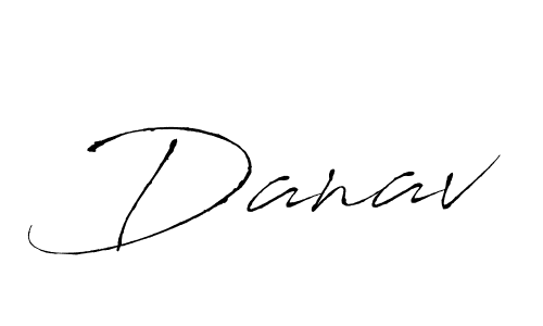 How to make Danav signature? Antro_Vectra is a professional autograph style. Create handwritten signature for Danav name. Danav signature style 6 images and pictures png