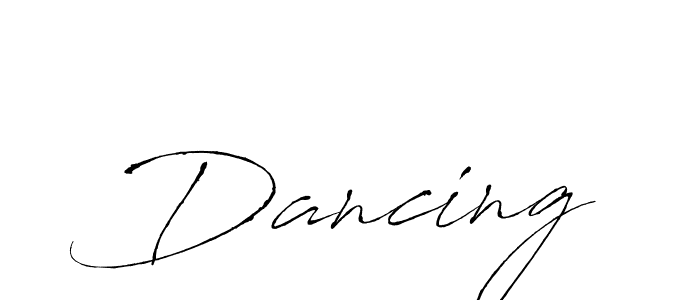 How to make Dancing signature? Antro_Vectra is a professional autograph style. Create handwritten signature for Dancing name. Dancing signature style 6 images and pictures png