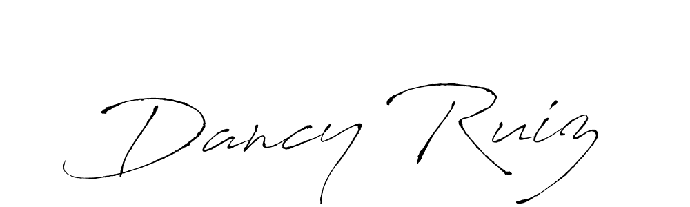 Make a beautiful signature design for name Dancy Ruiz. Use this online signature maker to create a handwritten signature for free. Dancy Ruiz signature style 6 images and pictures png