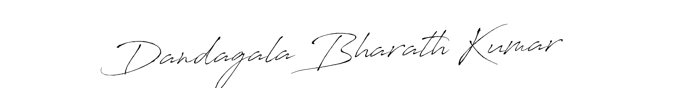 Make a beautiful signature design for name Dandagala Bharath Kumar. With this signature (Antro_Vectra) style, you can create a handwritten signature for free. Dandagala Bharath Kumar signature style 6 images and pictures png