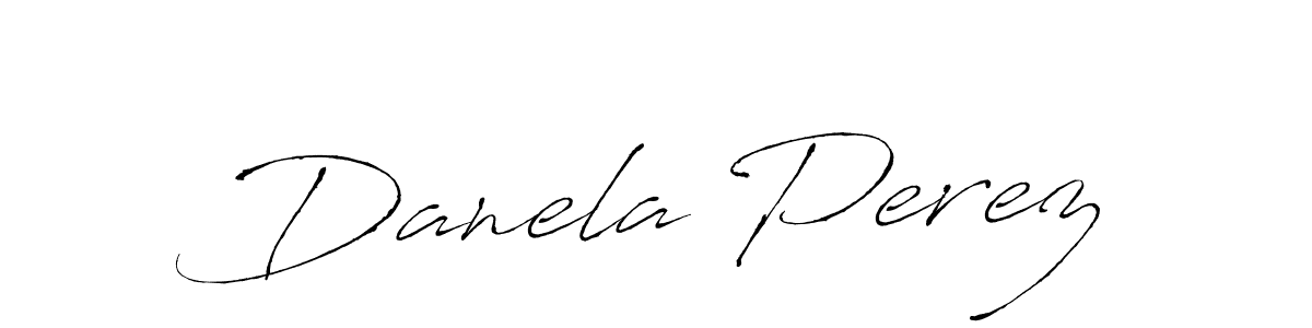 Create a beautiful signature design for name Danela Perez. With this signature (Antro_Vectra) fonts, you can make a handwritten signature for free. Danela Perez signature style 6 images and pictures png